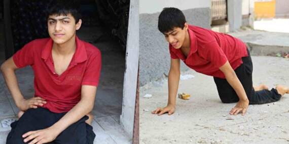 Bu kadarı da olmaz! Hırsızlar zihinsel ve bedensel engelli gencin tekerlekli sandalyesini çaldı: Sokaklarda emekliyor