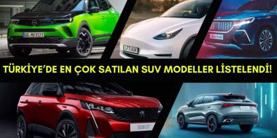 Yolların tozunu dumana katıyor, en çok onlar tercih ediliyor! Türkiye’de en çok satılan 10 SUV model