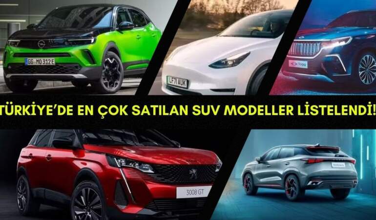 Yolların tozunu dumana katıyor, en çok onlar tercih ediliyor! Türkiye’de en çok satılan 10 SUV model