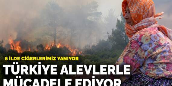 Türkiye alevlerle mücadele ediyor: 6 ilde ciğerlerimiz yanıyor
