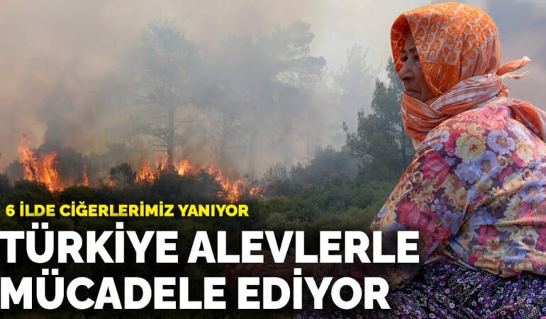 Türkiye alevlerle mücadele ediyor: 6 ilde ciğerlerimiz yanıyor