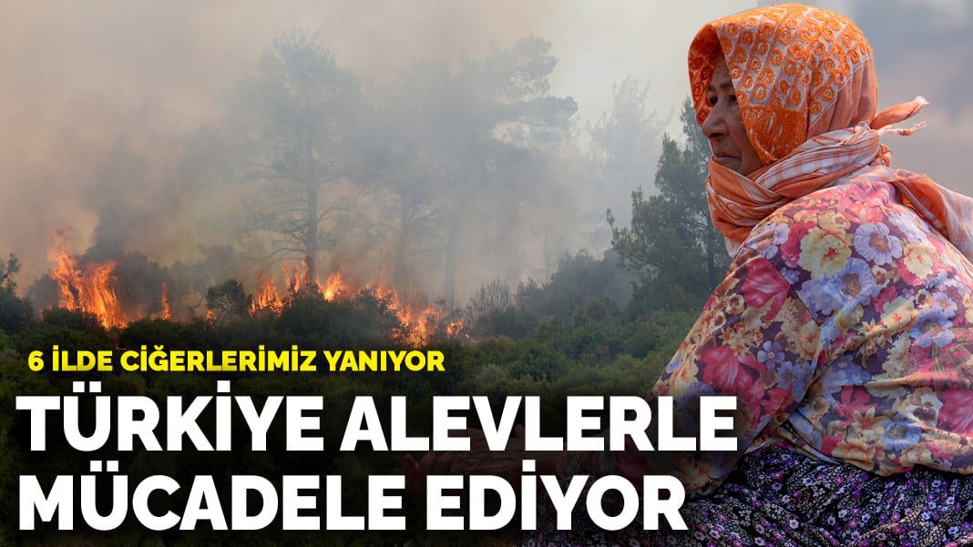 Türkiye alevlerle mücadele ediyor: 6 ilde ciğerlerimiz yanıyor