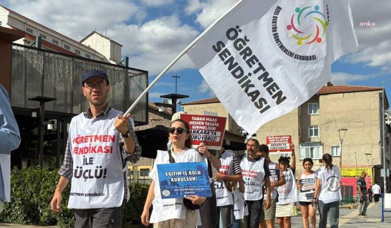 Özel sektör öğretmenleri Ankara’ya yürüyor