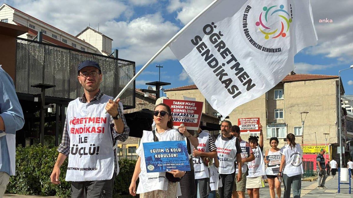 Özel sektör öğretmenleri Ankara’ya yürüyor