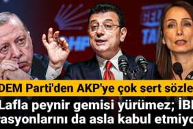 İBB Operasyonlarını Kabul Etmiyoruz, Zaman İcraat Zamanıdır!