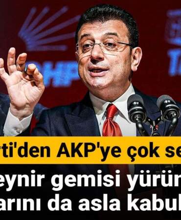 İBB Operasyonlarını Kabul Etmiyoruz, Zaman İcraat Zamanıdır!