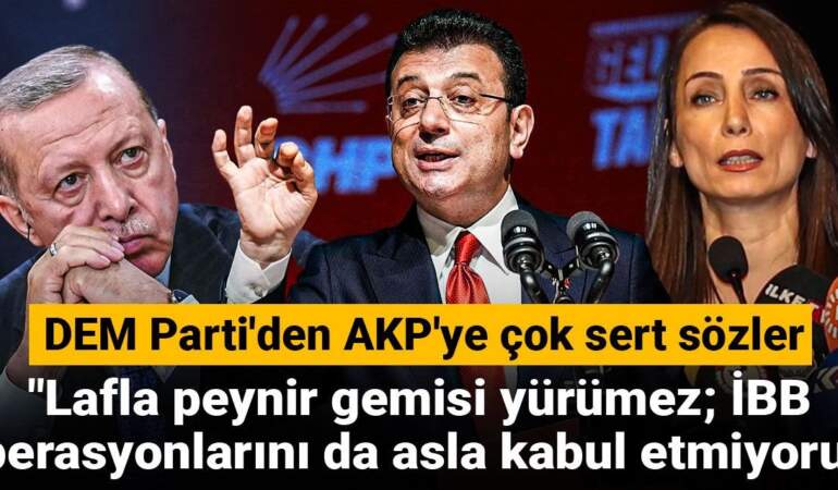 İBB Operasyonlarını Kabul Etmiyoruz, Zaman İcraat Zamanıdır!