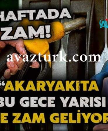 Akaryakıtta Şok Üçlü Zam Dalgası