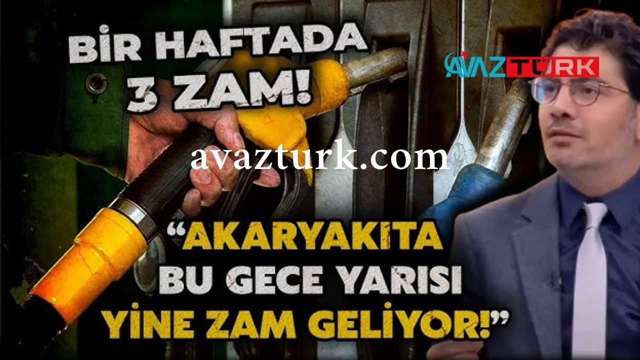 Akaryakıtta Şok Üçlü Zam Dalgası