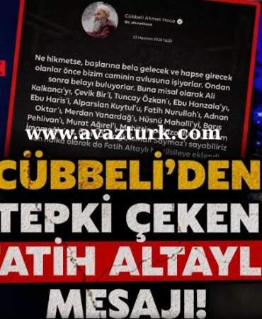 Gazeteci Altaylı’nın Tutuklanması Sonrası Cübbeli Ahmet’ten Sarsıcı Sözler