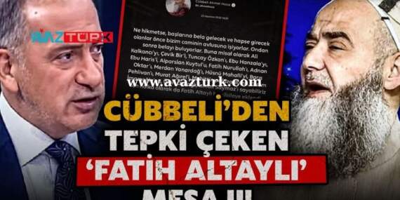 Gazeteci Altaylı’nın Tutuklanması Sonrası Cübbeli Ahmet’ten Sarsıcı Sözler