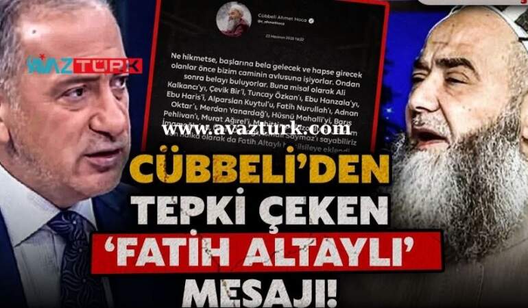 Gazeteci Altaylı’nın Tutuklanması Sonrası Cübbeli Ahmet’ten Sarsıcı Sözler