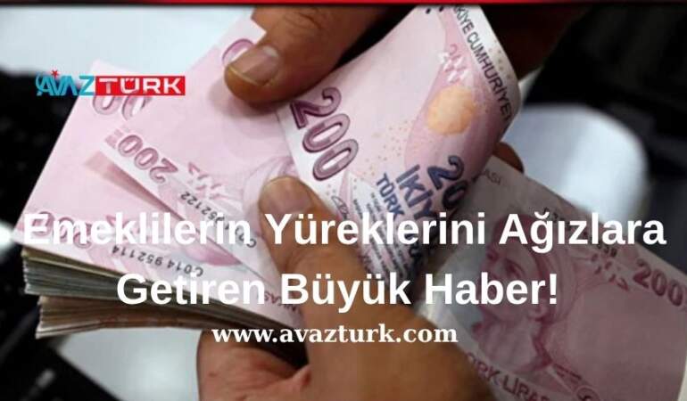 Emeklilerin Yüreklerini Ağızlara Getiren Büyük Haber!
