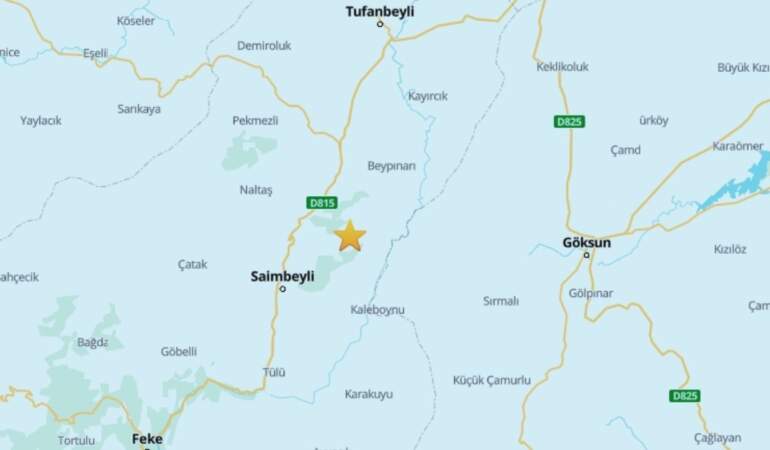 AFAD ve Kandilli Rasathanesi Açıkladı: Adana’da Korkutan Deprem