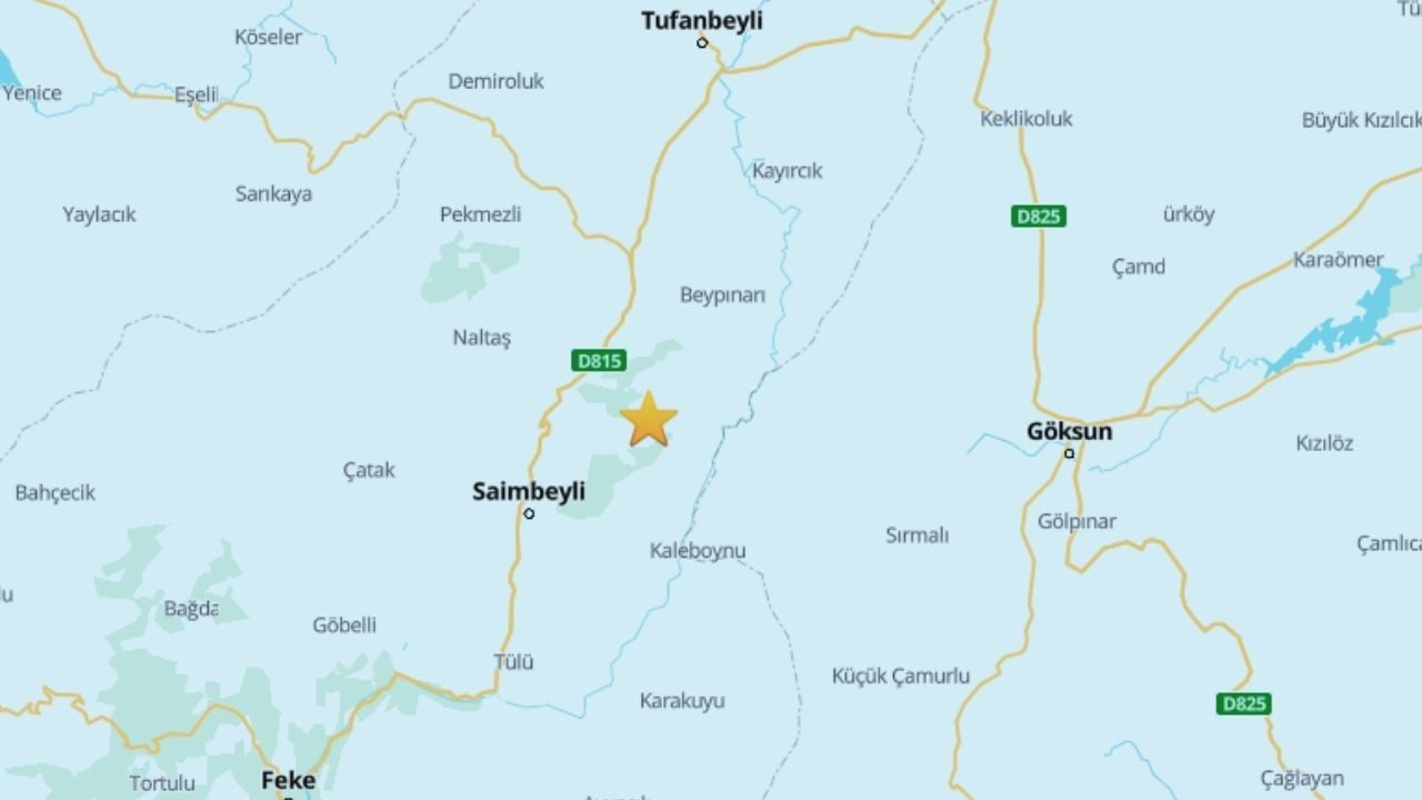 AFAD ve Kandilli Rasathanesi Açıkladı: Adana’da Korkutan Deprem