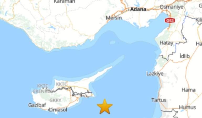 AFAD ve Kandilli Rasathanesi Açıkladı: Akdeniz’de Şiddetli Deprem