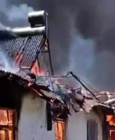 Amasya’da Ev Yangını, Küle Döndü