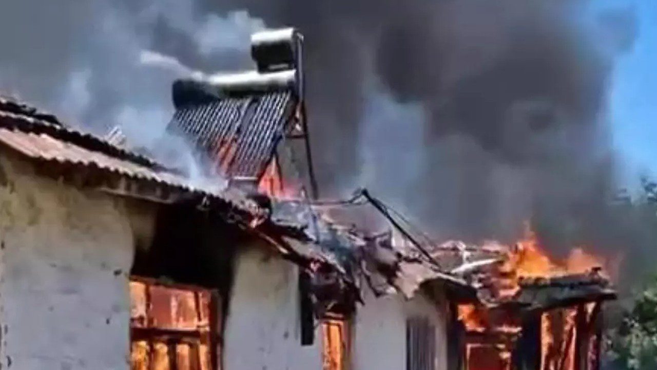 Amasya’da Ev Yangını, Küle Döndü