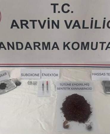 Artvin’de Uyuşturucu Operasyonu: 7 Tutuklama
