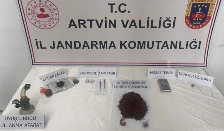 Artvin’de Uyuşturucu Operasyonu: 7 Tutuklama
