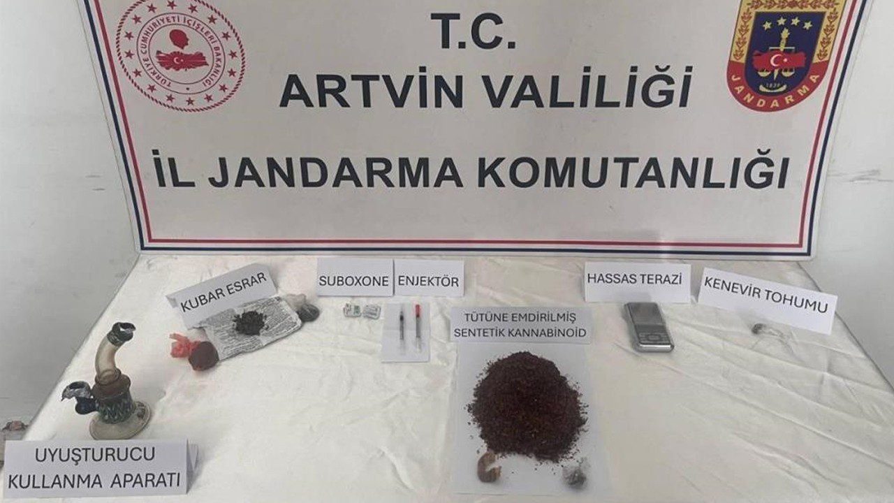 Artvin’de Uyuşturucu Operasyonu: 7 Tutuklama