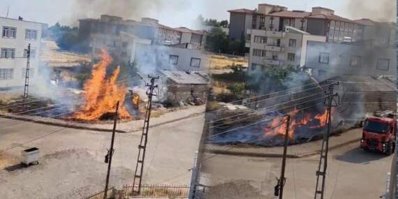 Bahçede Yakılan Ateş Anız Yangınına Sebep Oldu