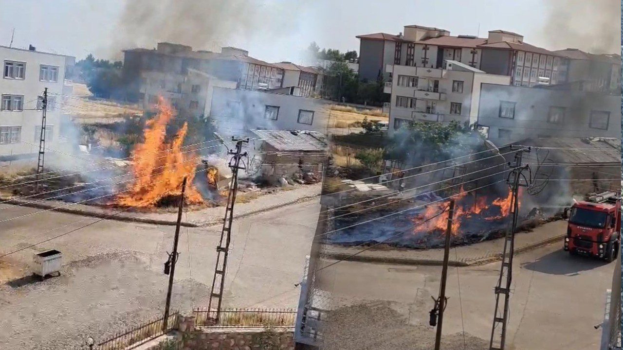 Bahçede Yakılan Ateş Anız Yangınına Sebep Oldu