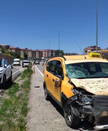Bayburt’ta Feci Kaza! Taksinin Çarptığı Kişi Öldü