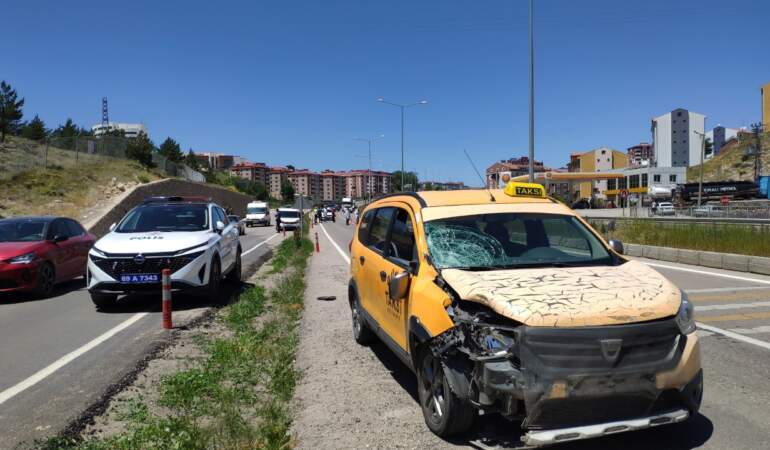 Bayburt’ta Feci Kaza! Taksinin Çarptığı Kişi Öldü