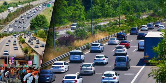 Bayram Göçü Devam Ediyor! Gidiyorlar, Kara, Hava ve Köprülerde Yoğunluk Zirvede