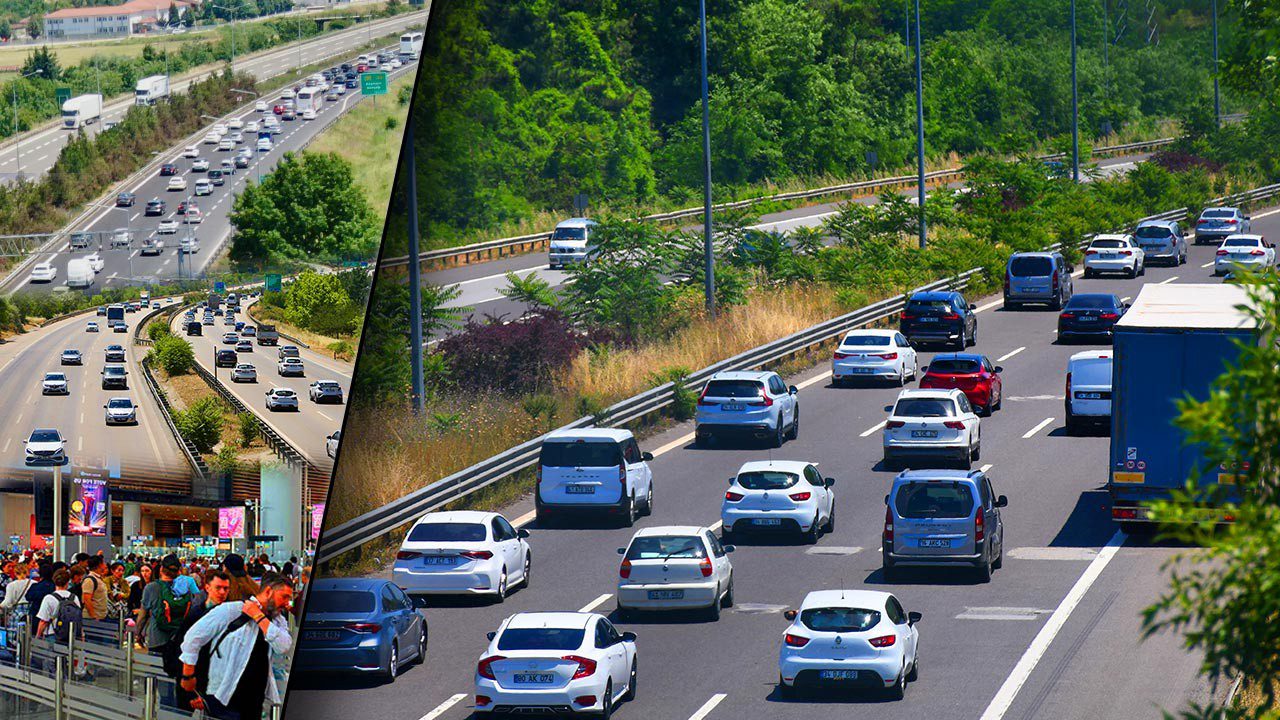 Bayram Göçü Devam Ediyor! Gidiyorlar, Kara, Hava ve Köprülerde Yoğunluk Zirvede