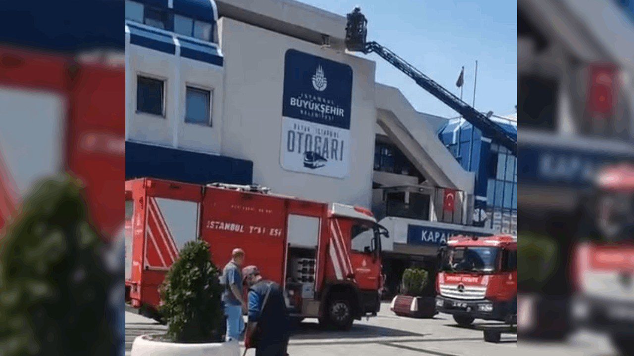 Bayram Öncesinde İstanbul Otogarı’nda Yangın Paniği!