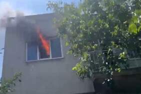 Burdur’da 2 Katlı Evde Yangın Paniği