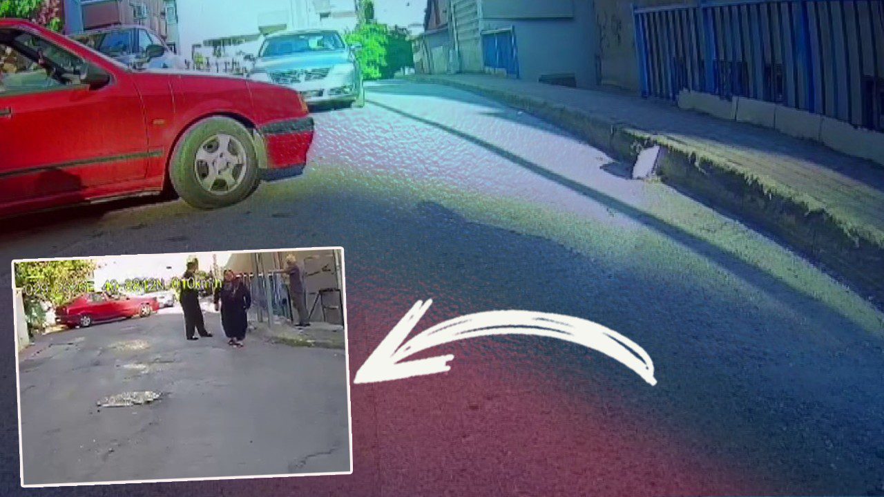 Çığlık Çığlığa Bırakan Dehşet! Sürücü Bıçak Çekti, Eşi Gözdağı Verdi… Magandanın Yarattığı Korku Dolu Anlar Kamerada