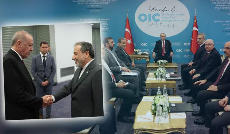 Cumhurbaşkanı Erdoğan, İran Dışişleri Bakanı Arakçi ile Görüştü