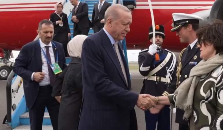 Cumhurbaşkanı Erdoğan NATO Zirvesi İçin Hollanda’da