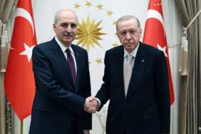 Cumhurbaşkanı Erdoğan, Yeniden TBMM Başkanı Seçilen Numan Kurtulmuş’u Kabul Etti