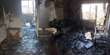 Elektrikli Battaniye Faciası! Ev Küle Döndü, Yaşlı Kadın Son Anda Kurtarıldı