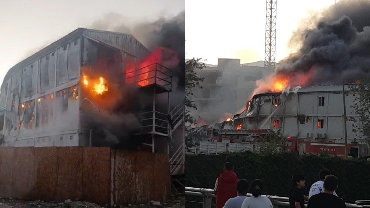 Hatay’da Korkutan Yangın: İşçilerin Kaldığı Yatakhane Alevlere Teslim Oldu