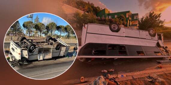 Hatay’da Midibüs Devrildi! Çok Sayıda Yaralı Var