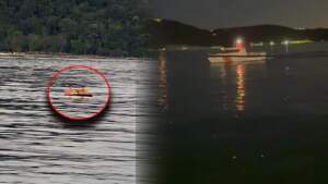 İstanbul’da 2 Çocuk Denizin Ortasında Mahsur Kaldı, Çaresizce Kürek Çektikleri Anlar Kayda Alındı