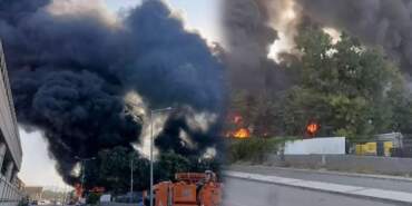 İzmir’de Hastane Yakınında Yangın, Tahliye Başladı