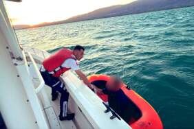İznik Gölü’nde Korku Dolu Anlar… 2 Saat Mahsur Kaldı