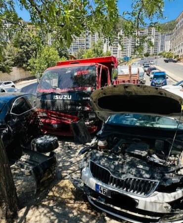 Kahramanmaraş’ta Zincirleme Kaza! 3 Yaralı