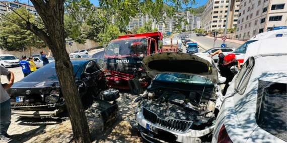 Kahramanmaraş’ta Zincirleme Kaza! 3 Yaralı