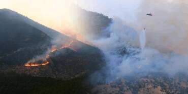 Kahramanmaraş’taki Orman Yangını İki Gündür Sürüyor