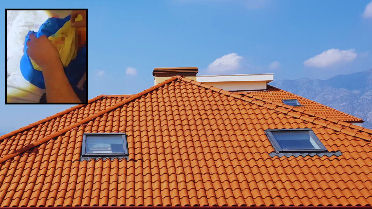 Kan Donduran Olay: Çatıda Battaniyeye Sarılı Bebek Bulundu