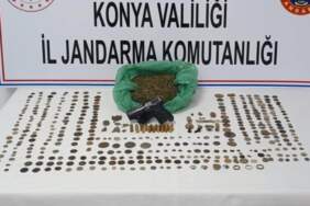 Konya’da Tarihi Eser Operasyonu: Çok Sayıda Obje Ele Geçirildi