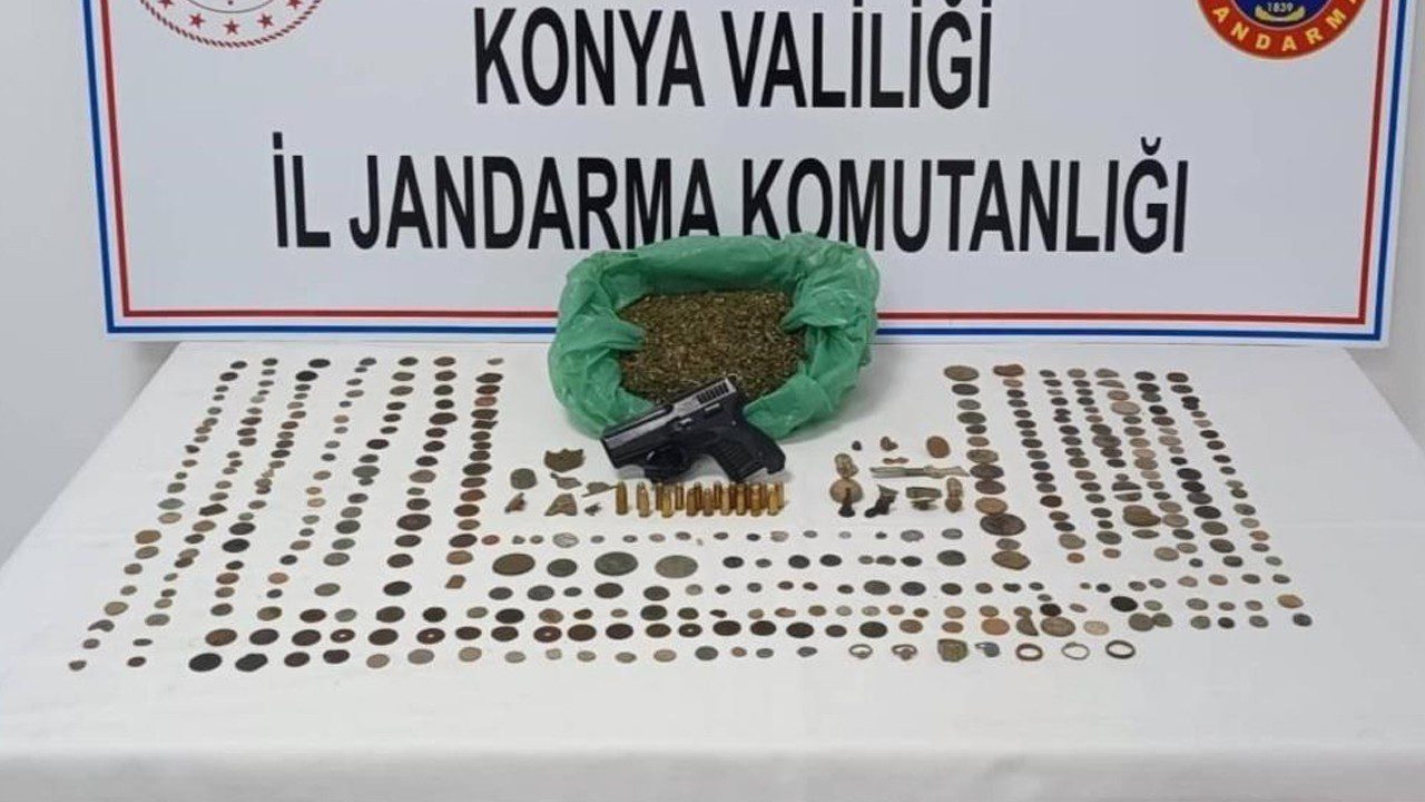 Konya’da Tarihi Eser Operasyonu: Çok Sayıda Obje Ele Geçirildi