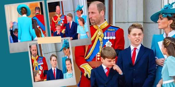 Kraliyet Balkonunda Dikkat Çeken Anlar! Afacan Prensi, Kate Middleton Dört Kelimesiyle Dize Getirdi